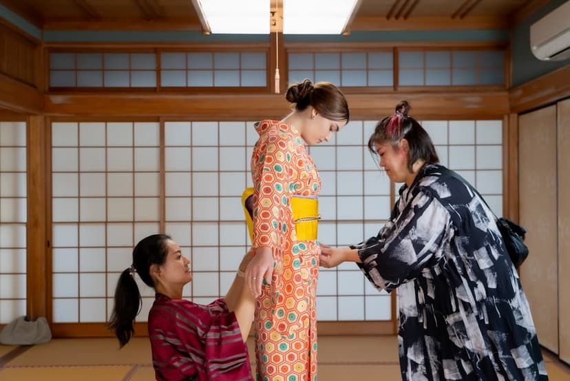 ホテル出張・着物着付け＆ヘアセット — 着物はそのままお持ち帰り