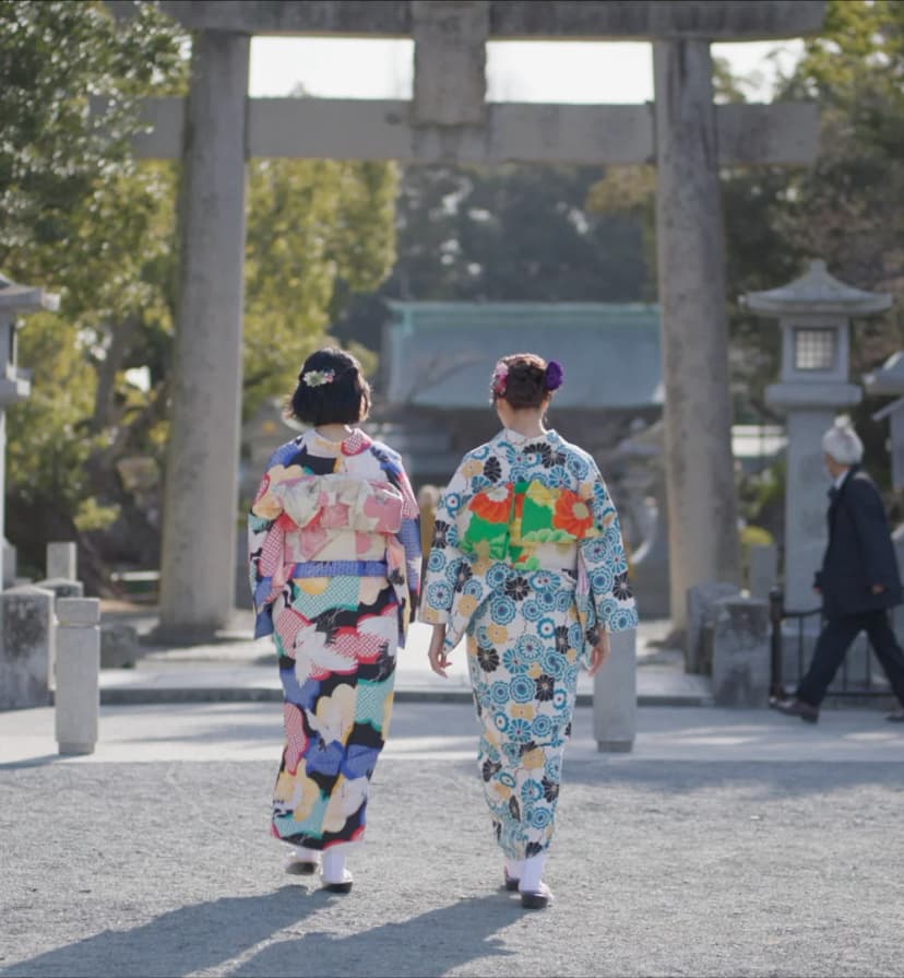着物で渡る、宗像三女神 — 月次祭から沖津宮遙拝まで、神々を巡る一日