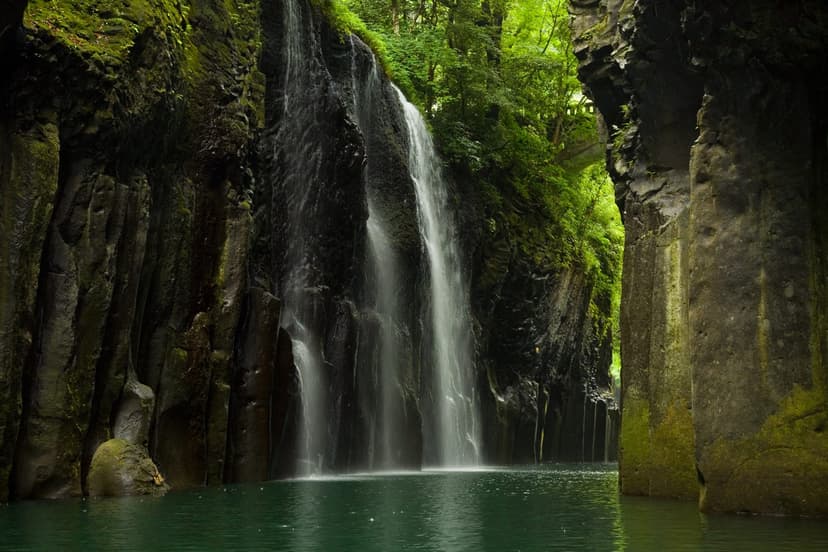 Takachiho Gorge and Manai Falls